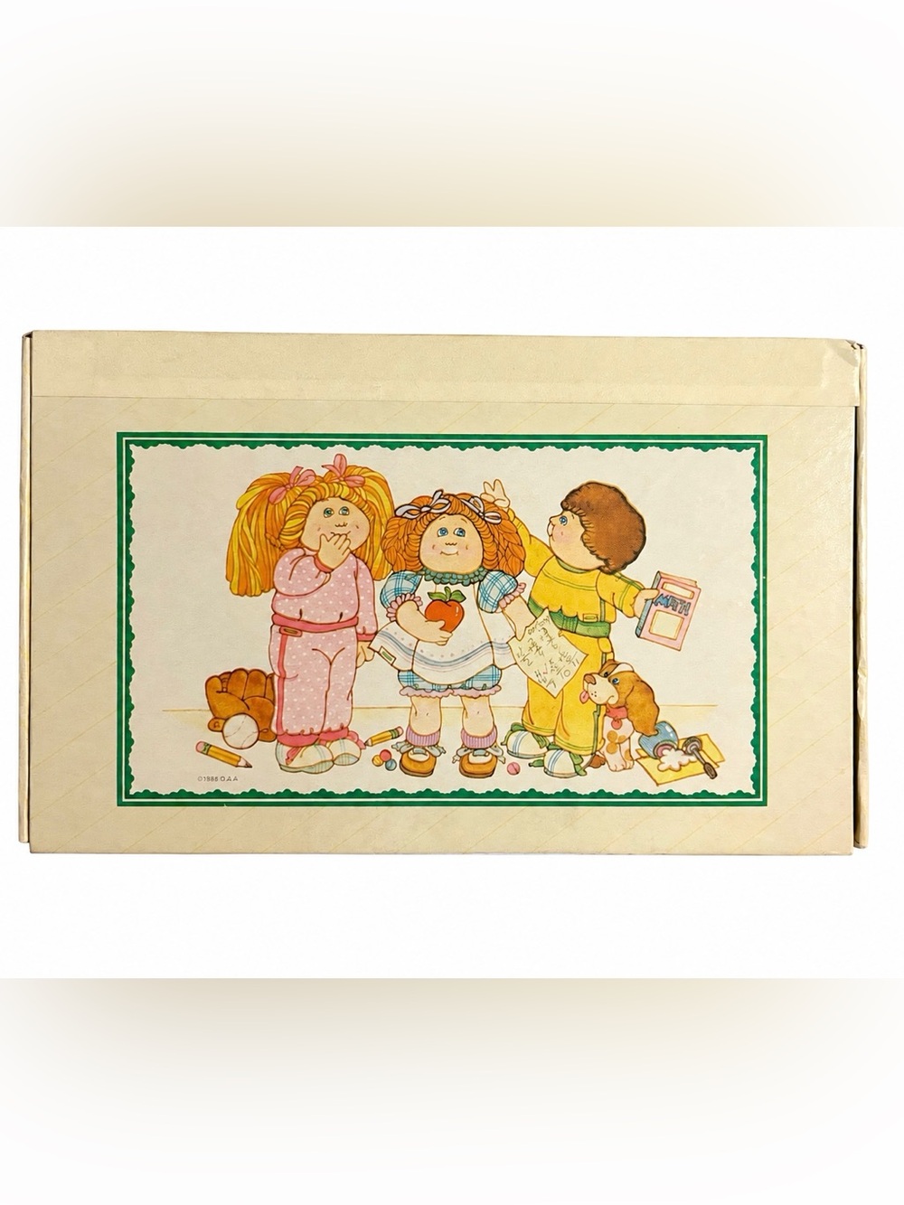 Vintage 1984 Cabbage Patch Kids Pencil Crayon Box Case Current school box